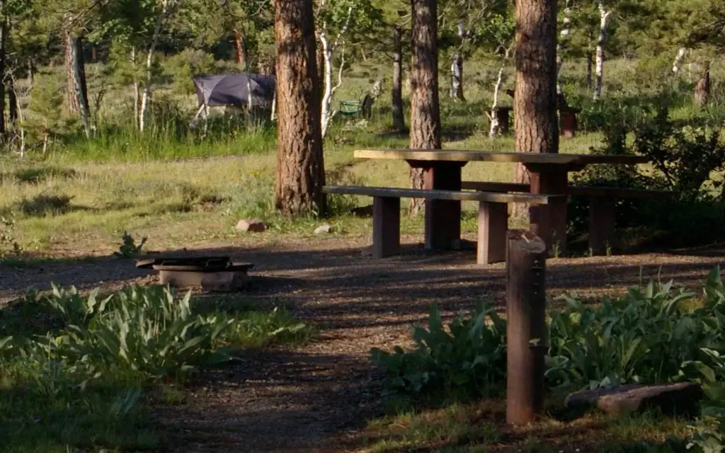 Canyon Rim, a Forest Service campground