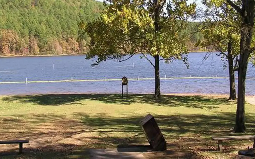 Cove Lake Recreation Area, a Forest Service campground