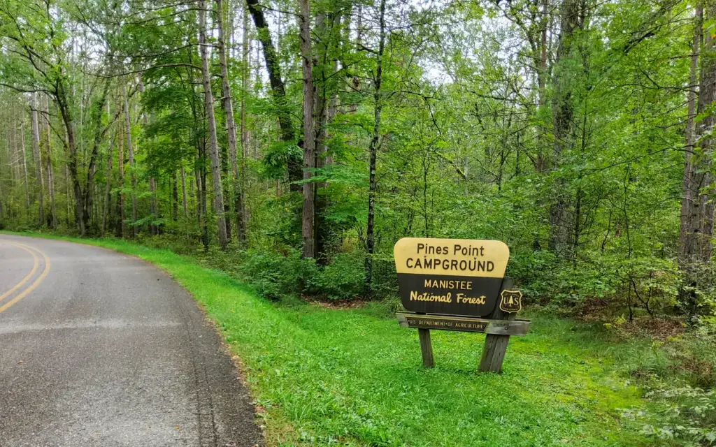 Pines Point Campground, a Forest Service campground