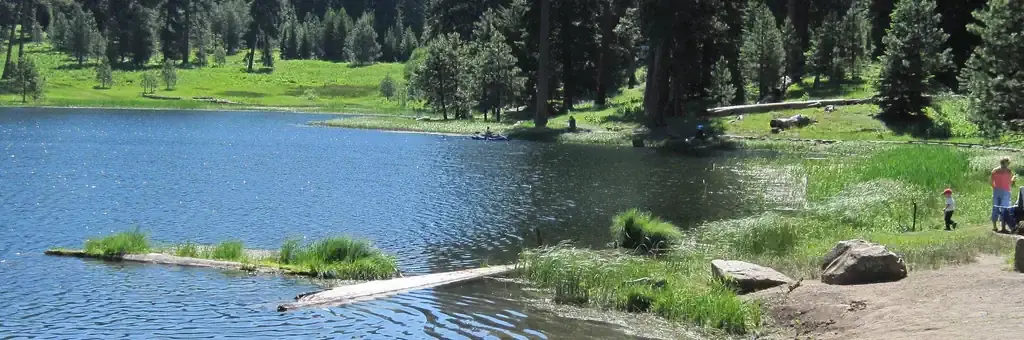 Walton Lake, a Forest Service campground