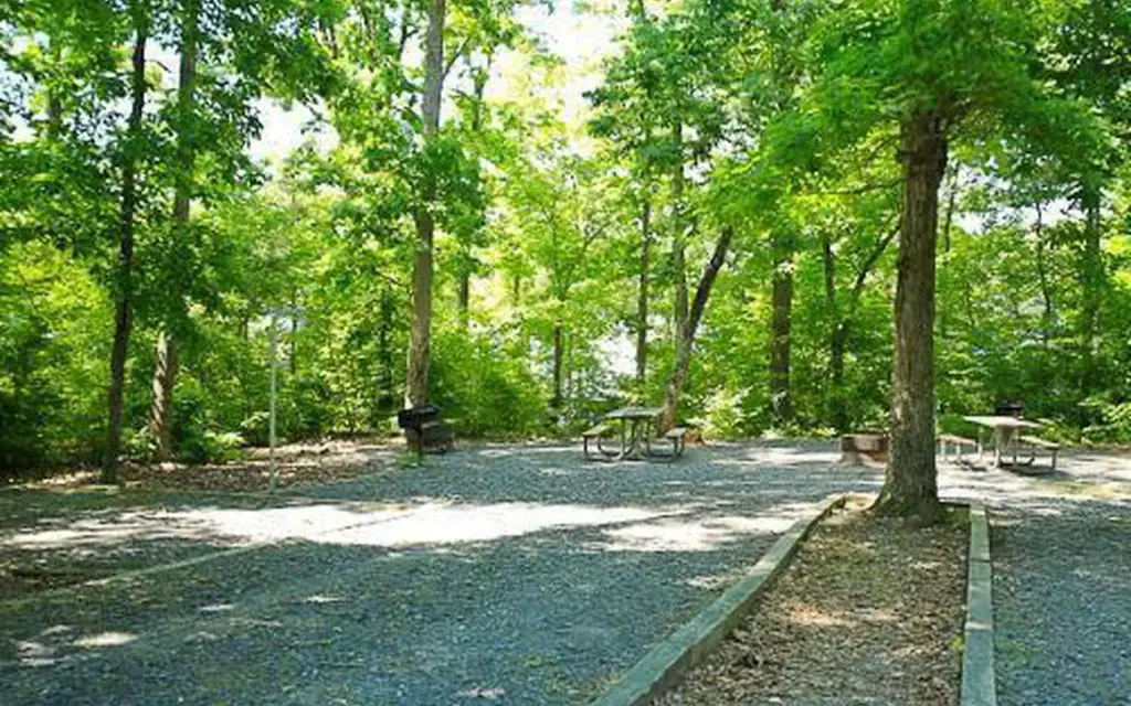 Badin Lake Campground, a Forest Service campground