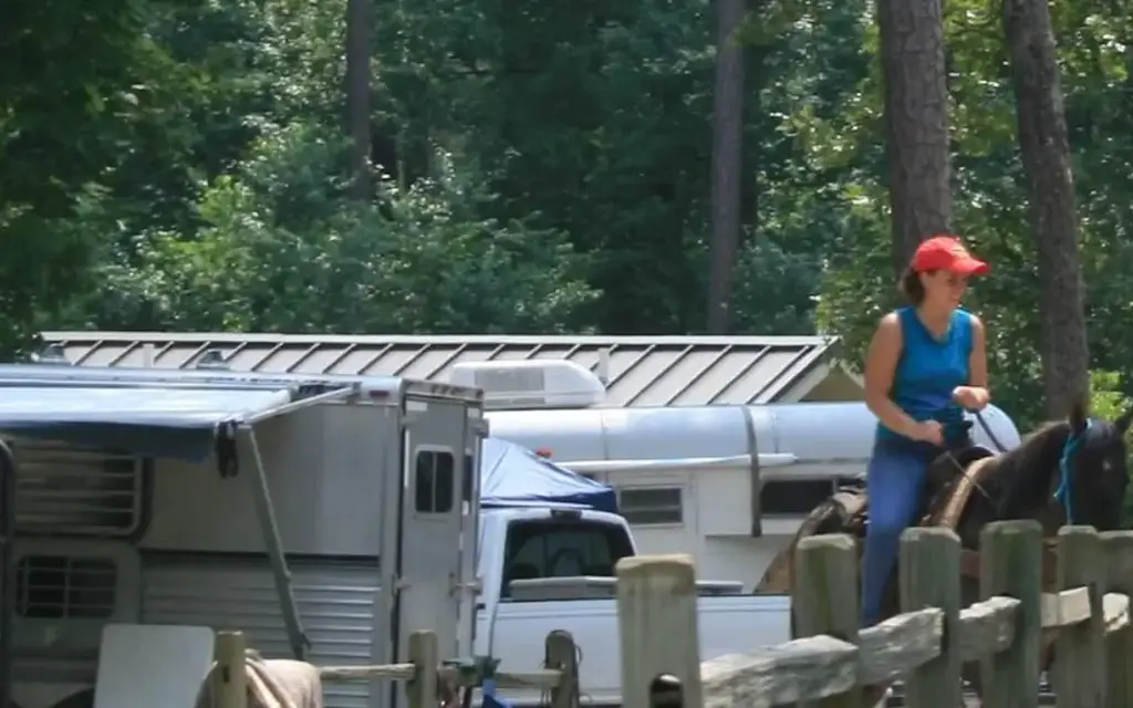 Canebrake Horse Camp, a Forest Service campground