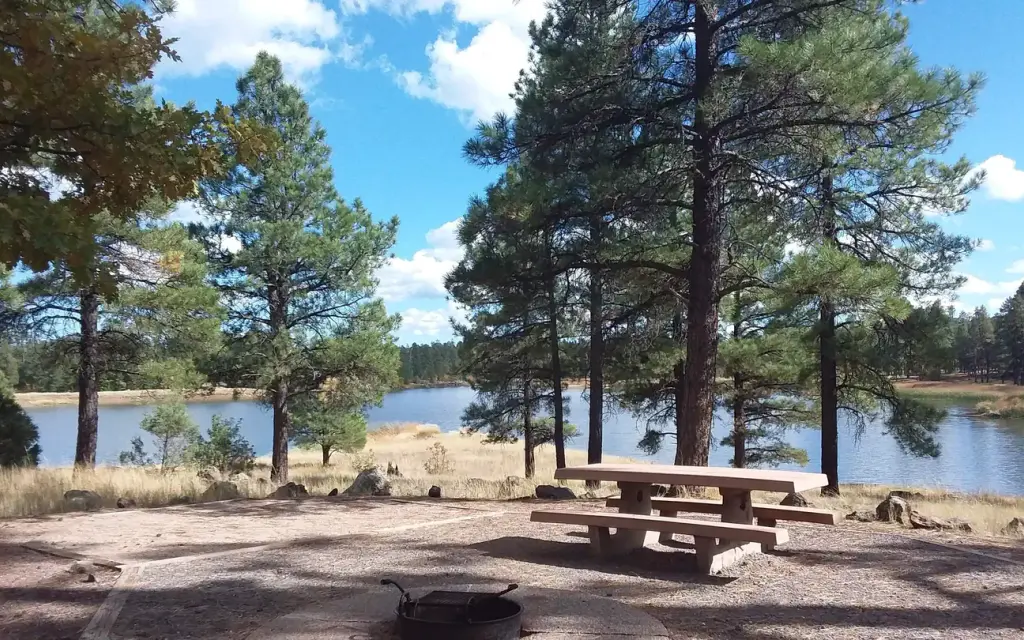 WHITE HORSE LAKE Campground, a Forest Service campground