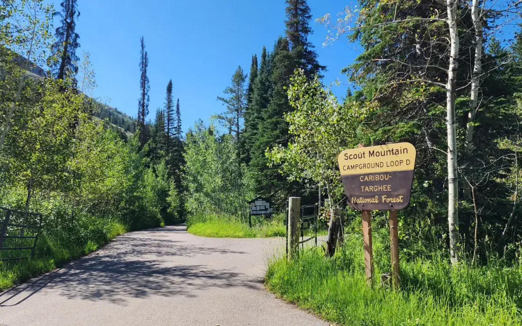 Scout Mountain Campground, a Forest Service campground