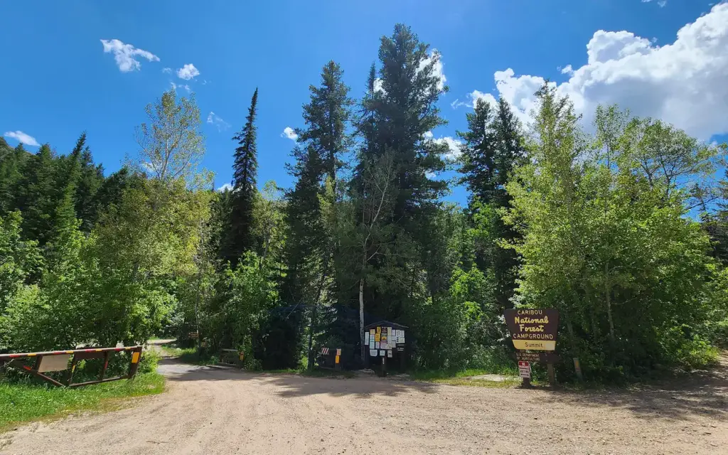 Malad Summit Campground, a Forest Service campground