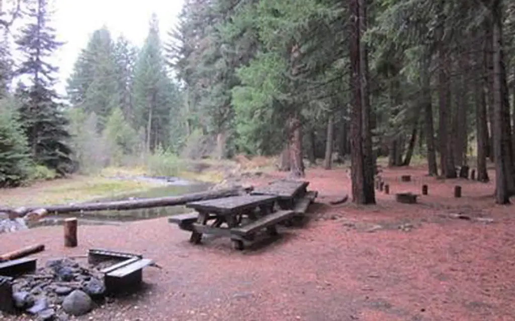 Indian Flat Group Site, a Forest Service group camp