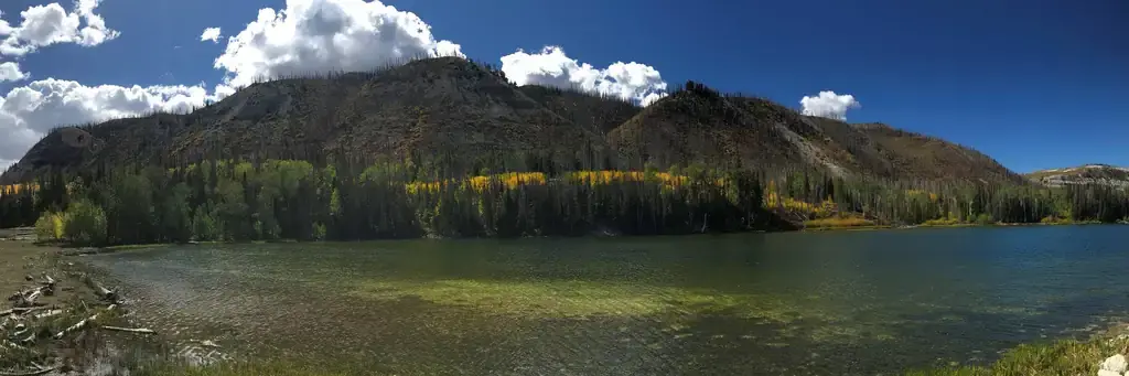 Willow Lake, a Forest Service campground