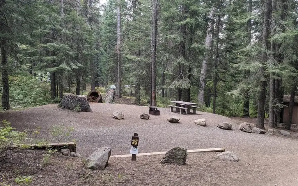 Spring Creek Campground, a Forest Service campground