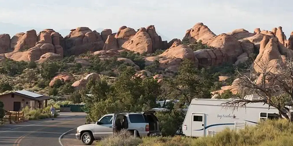 Devils Garden Campground, a National Park Service campground