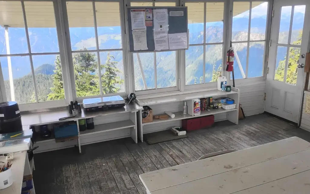 Evergreen Mountain Lookout, a Forest Service cabin rental