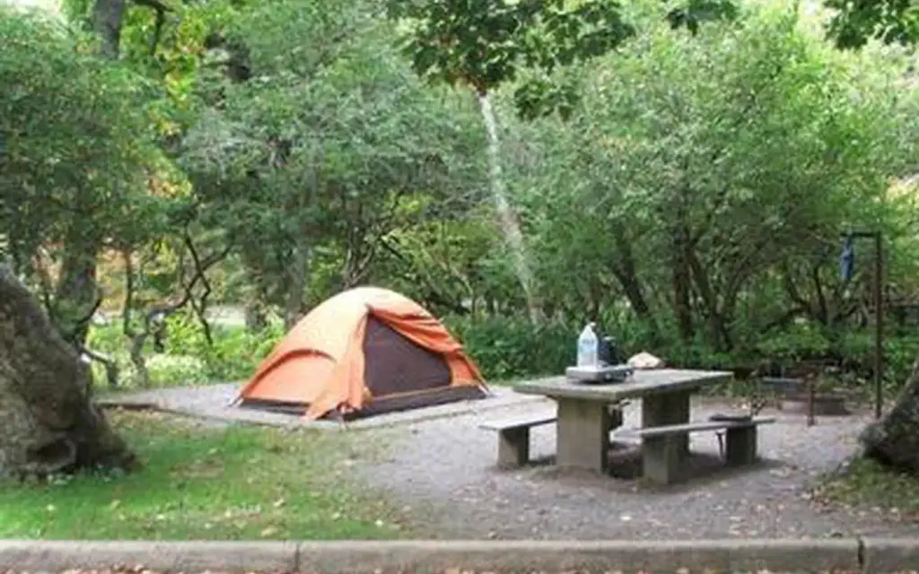 Mount Pisgah Campground, a National Park Service campground