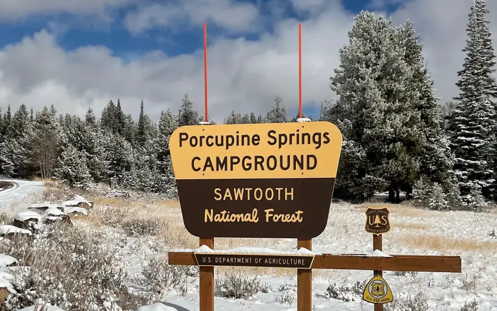 Porcupine Springs, a Forest Service campground