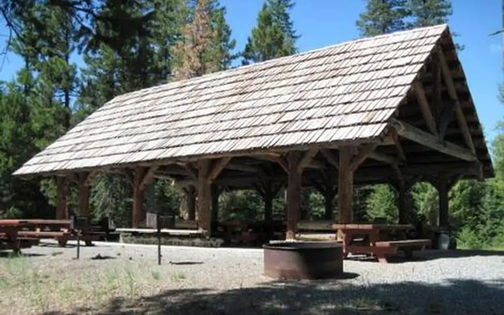 Magone Lake, a Forest Service group camp