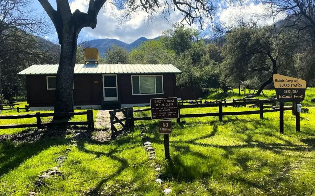 Camp Four and Half Cabin, a Forest Service cabin rental