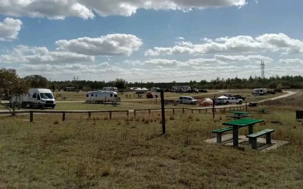 Big Scrub Campground, a Forest Service campground