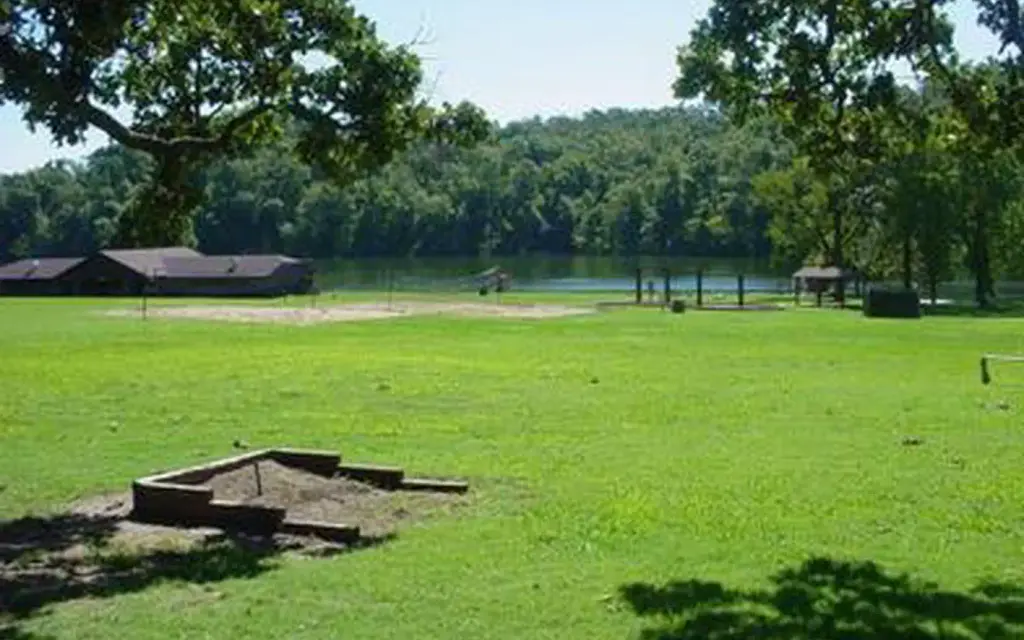 Lake Wedington, a Forest Service campground