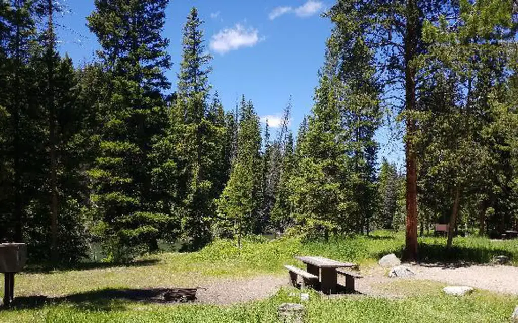 Hunter Peak, a Forest Service campground