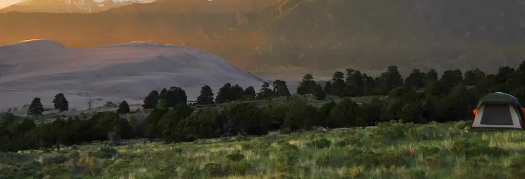 Pinon Flats Campground, a National Park Service campground