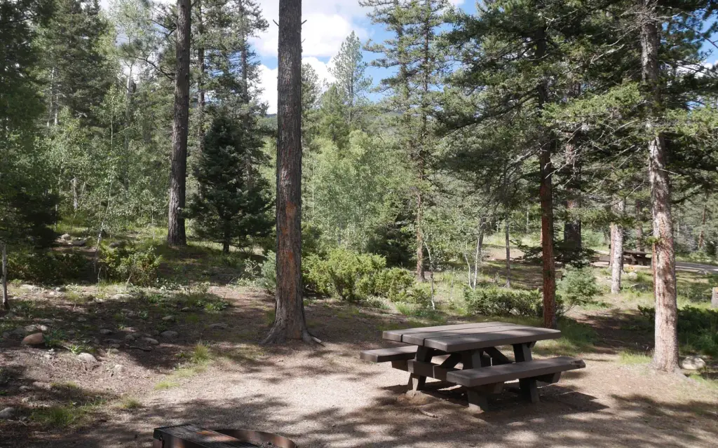 Agua Piedra Campground, a Forest Service campground