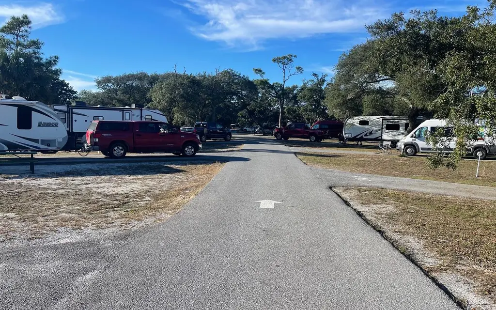 Fort Pickens Campground, a National Park Service campground