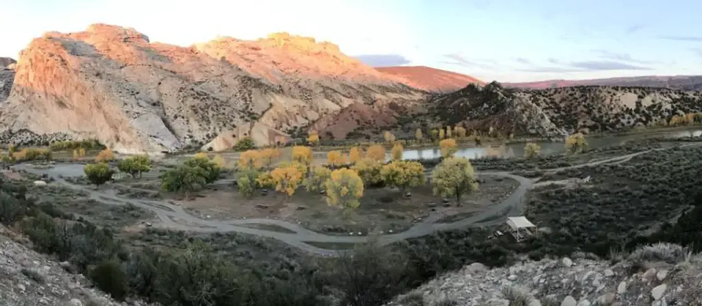 Split Mountain Group Campground, a National Park Service group camp