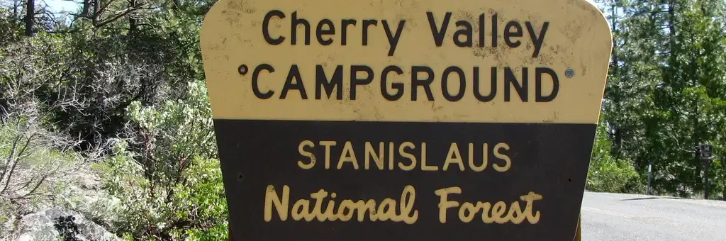 Cherry Valley, a Forest Service campground