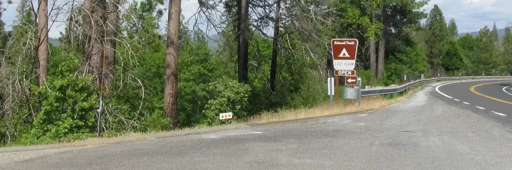 Lost Claim, a Forest Service campground