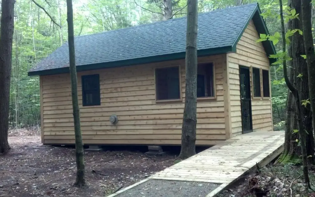 Grand Island Cabins, a Forest Service cabin rental