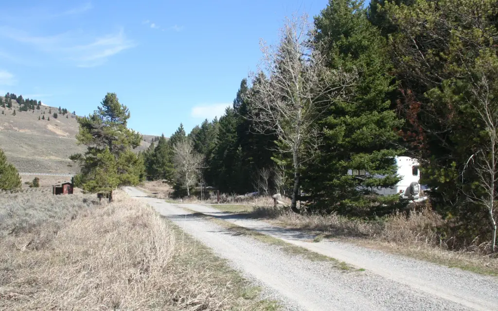 Madison River, a Forest Service campground