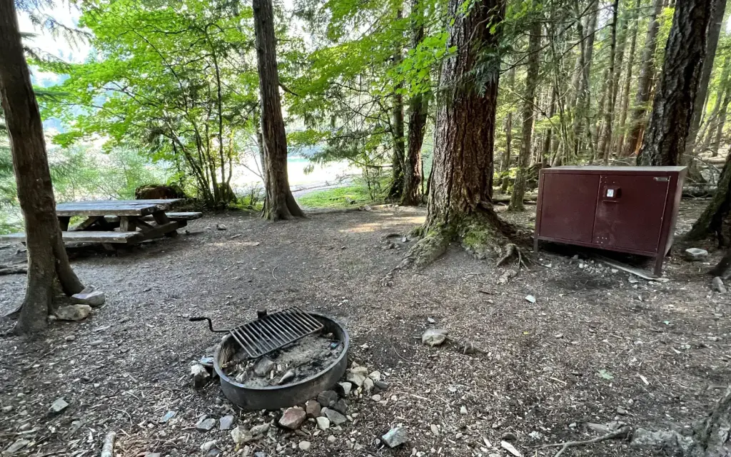 Colonial Creek North Campground, a National Park Service campground