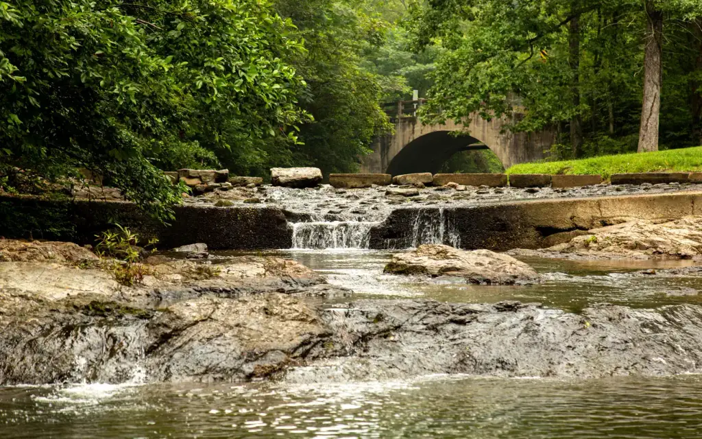 Gulpha Gorge Campground, a National Park Service campground