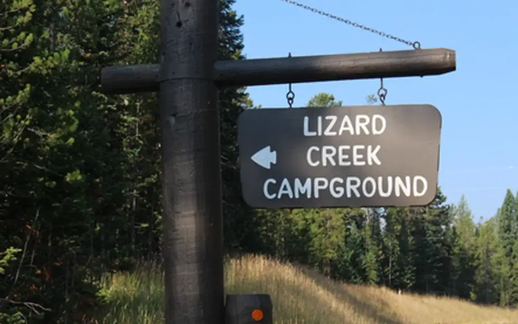 Lizard Creek Campground, a National Park Service campground