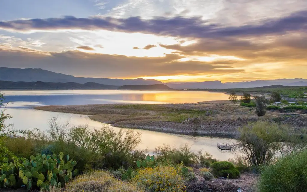Cholla Campground, a Forest Service campground