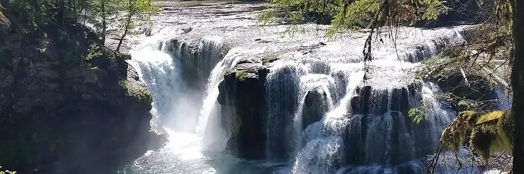Lower Falls Campground, a Forest Service campground