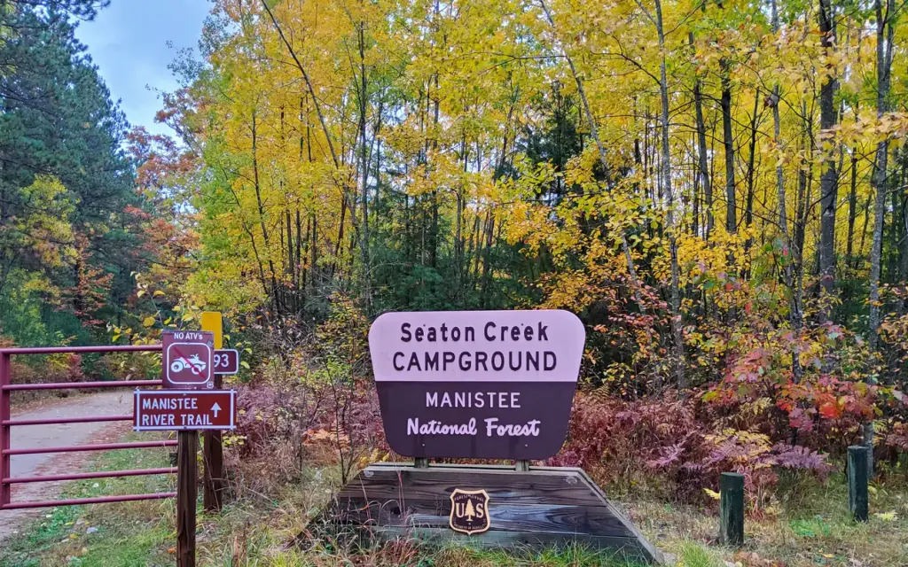 Seaton Creek Campground, a Forest Service campground