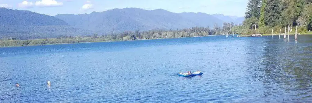 Falls Creek Campground, a Forest Service campground