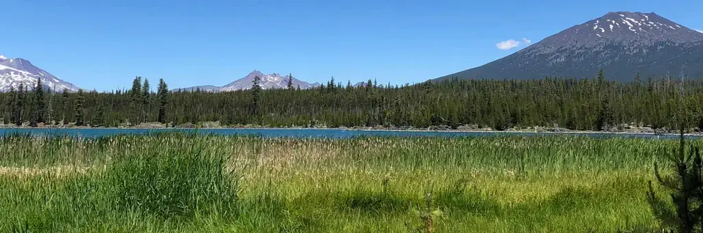Lava Lake Campground, a Forest Service campground