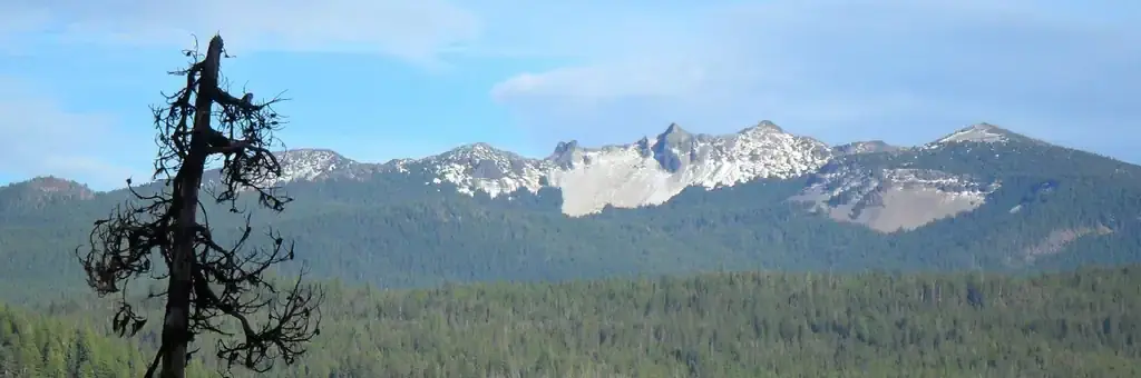 Thielsen View Campground, a Forest Service campground