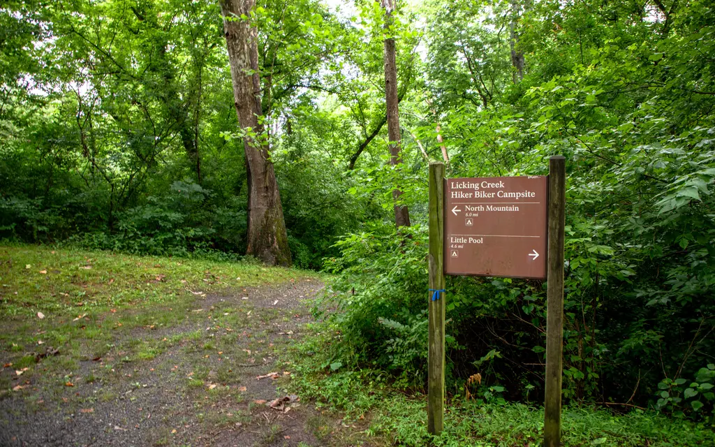 Licking Creek Hiker-Biker Campsite, a National Park Service campground