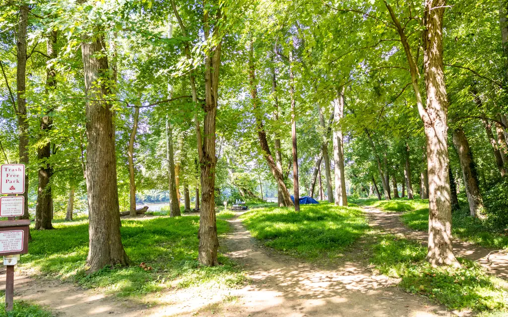 Swains Lock Hiker-Biker Campsite, a National Park Service campground
