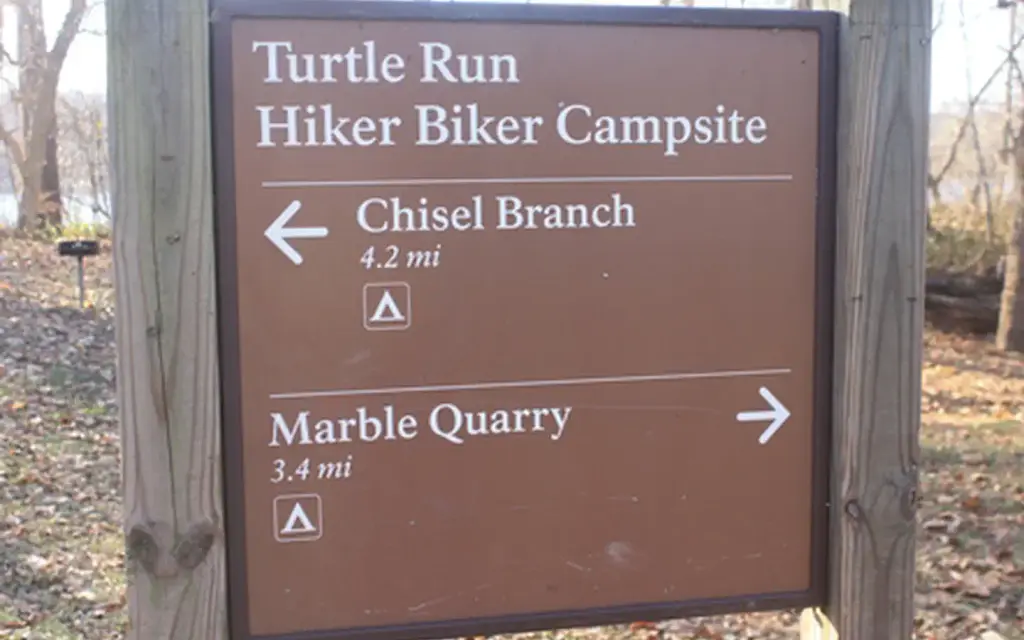 Turtle Run Hiker-Biker Campsite, a National Park Service campground
