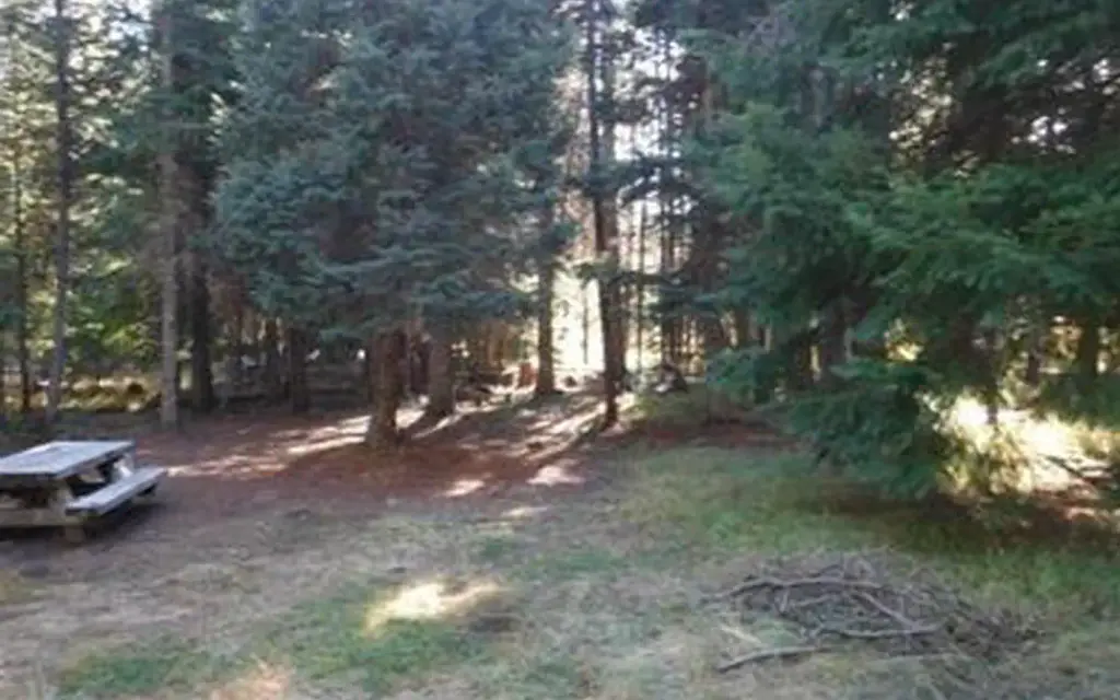 Inlet Campground, a Forest Service campground