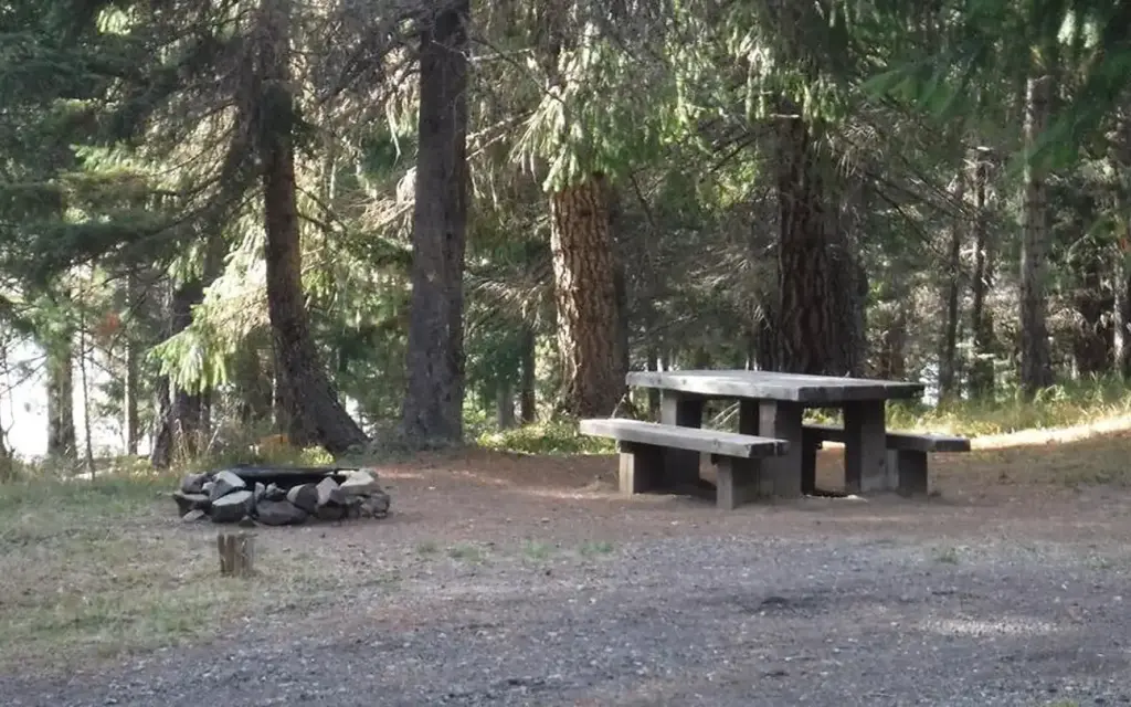 Bunker Hill Campground, a Forest Service campground