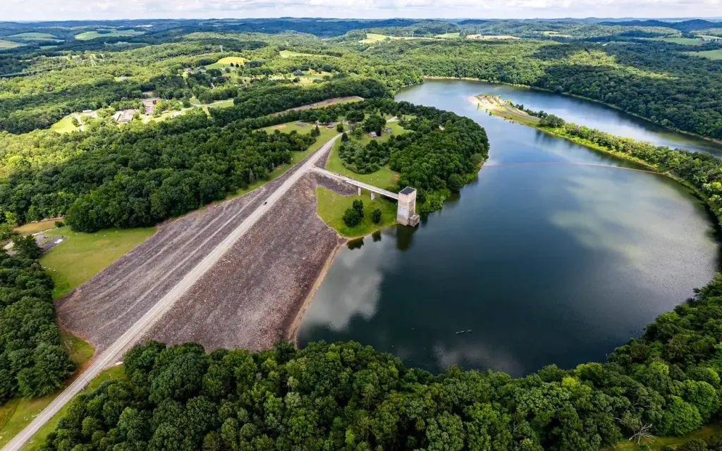 Crooked Creek Lake, an Army Corps campground
