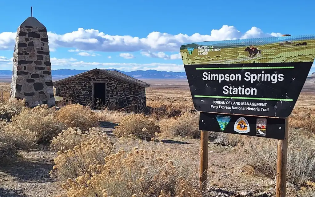Simpson Springs Campground, a BLM campground