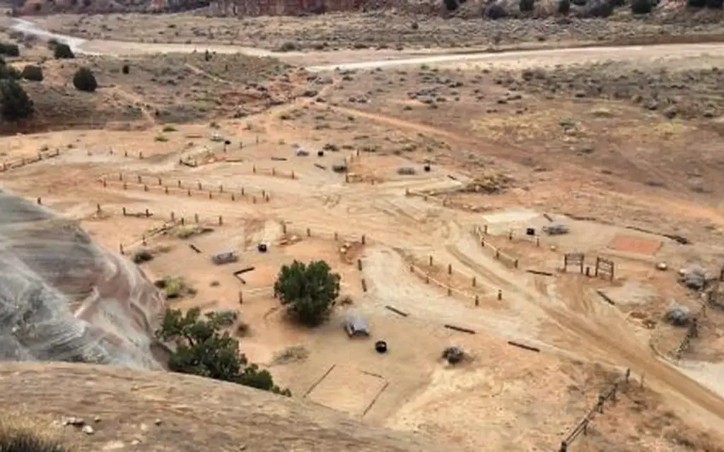 White House Campground, a BLM campground