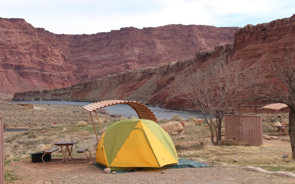 Lees Ferry Campground, a National Park Service campground