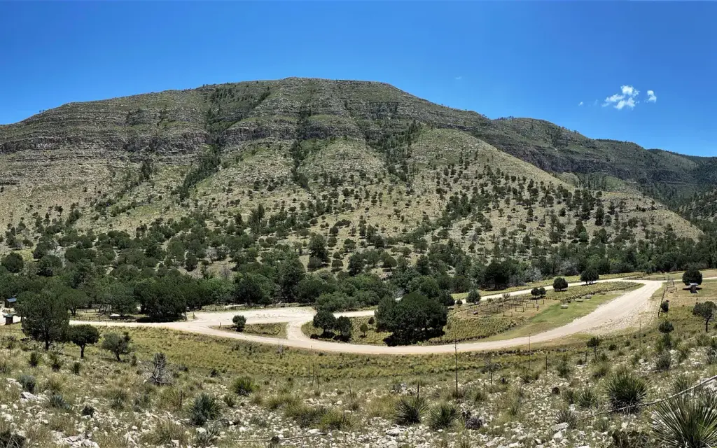 Dog Canyon Campground, a National Park Service campground