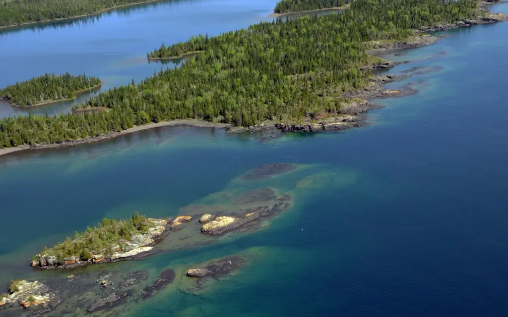 Caribou Island Campground, a National Park Service campground