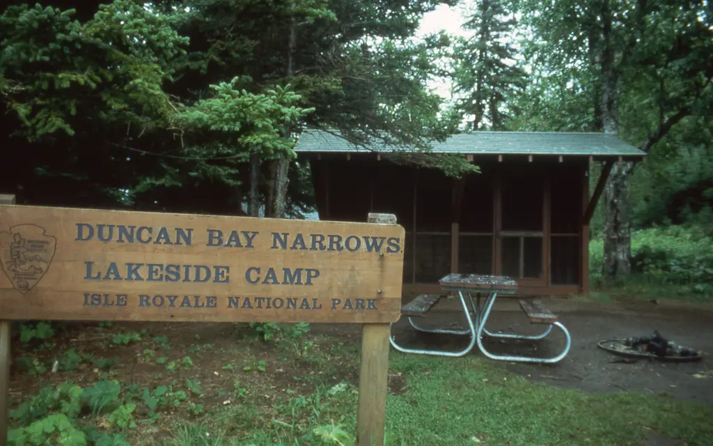 Duncan Narrows Campground, a National Park Service campground